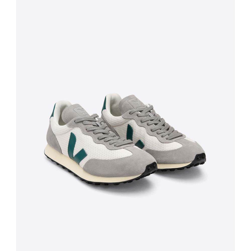 Men's Veja RIO BRANCO HEXAMESH Running Shoes Silver/White | SG 169MQZ